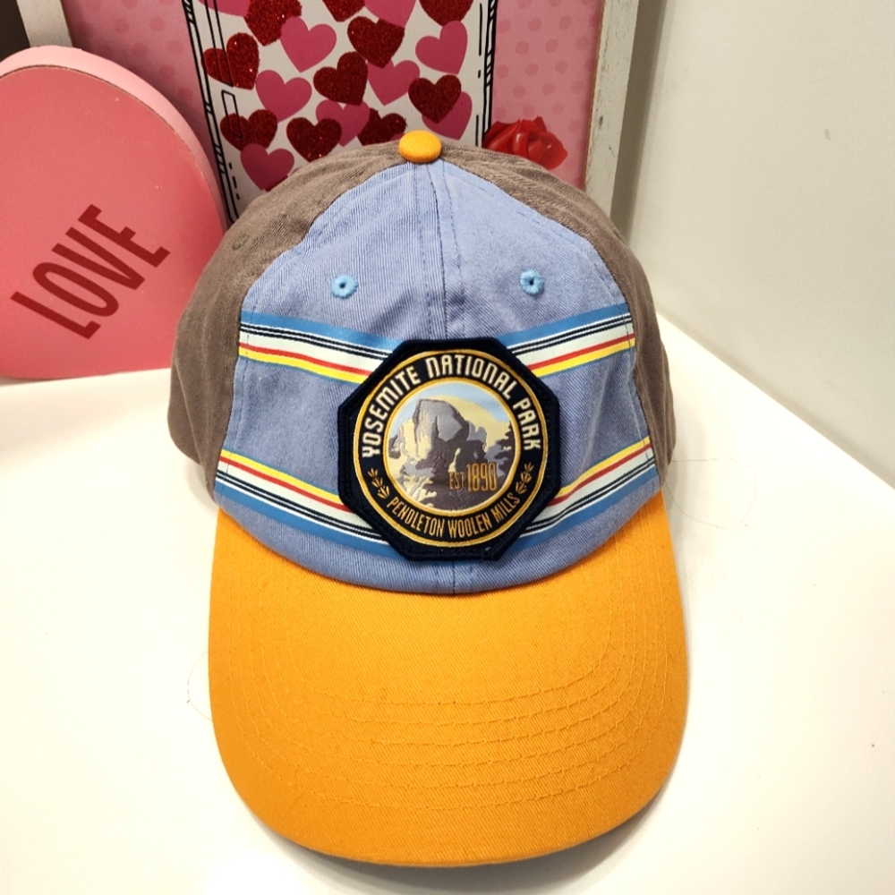 🗻 NWOT Pendleton x Hurley Yosemite National Park Cotton Adjustable Back Cap, OS